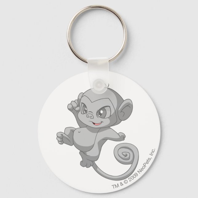 Mynci Silver Key Ring (Front)