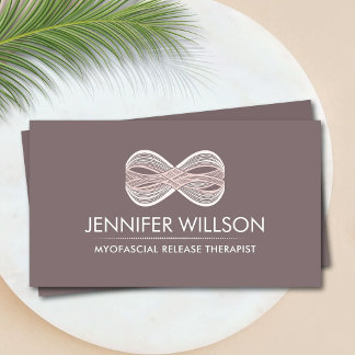 Myofascial Release Therapist Fascia Bodywork Business Card