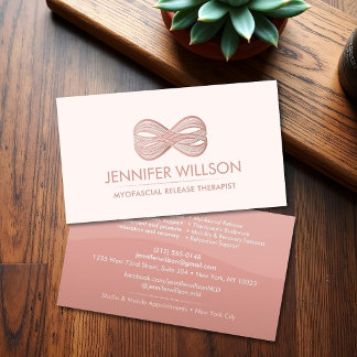 Myofascial Release Therapist Fascia Bodywork Business Card