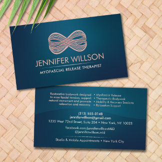 Myofascial Release Therapist Fascia Bodywork Business Card