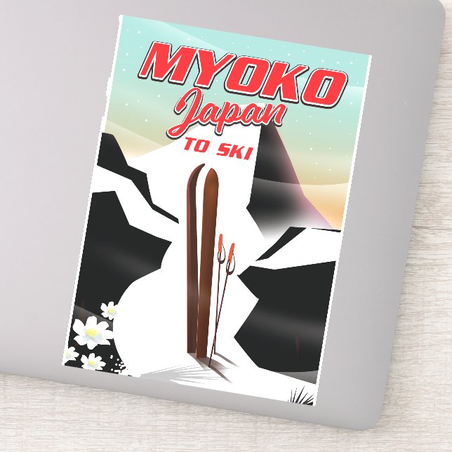 myoko japan ski poster (Detail)