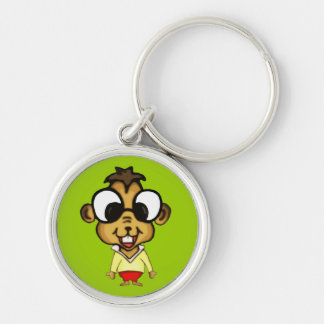 Myopic Chipmunk Keychain