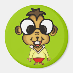 Myopic Chipmunk Magnet