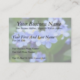 Myosotis sylvatica - Forget Me Nots Business Card