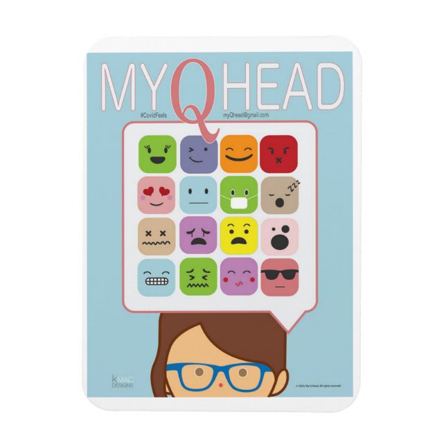 MyQHead Magnet (Vertical)