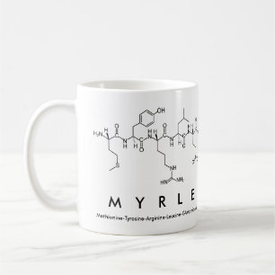 Myrle peptide name mug