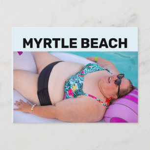 MYRTLE BEACH BIG BATHING BEAUTY Postcards