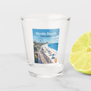 Myrtle Beach Boardwalk USA Shot Glass