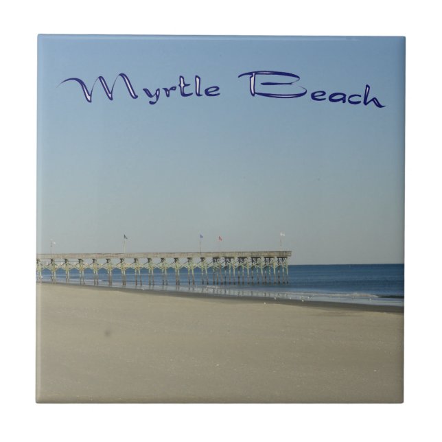 Myrtle Beach Ceramic Tile (Front)