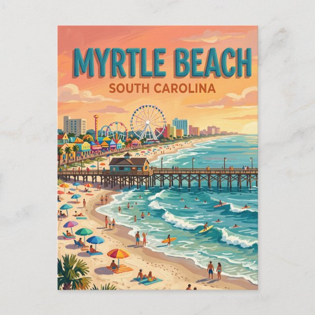 Myrtle Beach Postcard (Front)