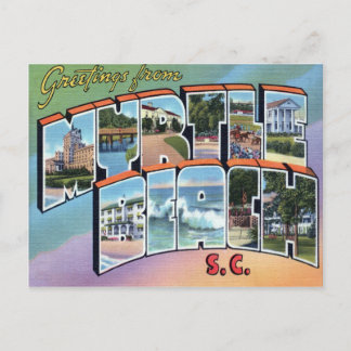 Myrtle Beach SC Large Letter Postcard