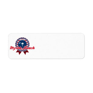 Myrtle Beach, SC Return Address Label
