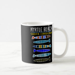 Myrtle Beach Shirt Cute Fish Fishing South Carolin Coffee Mug