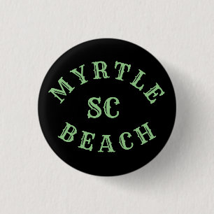 Myrtle Beach, South Carolina 3 Cm Round Badge