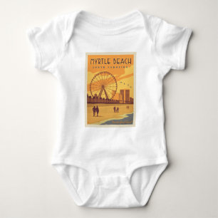 Myrtle Beach South Carolina Baby Bodysuit