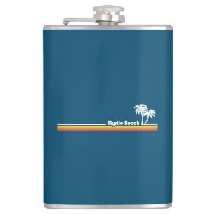 Myrtle Beach South Carolina Hip Flask