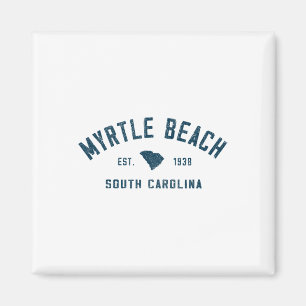 Myrtle Beach South Carolina Mens Retro Throwck Sou Magnet