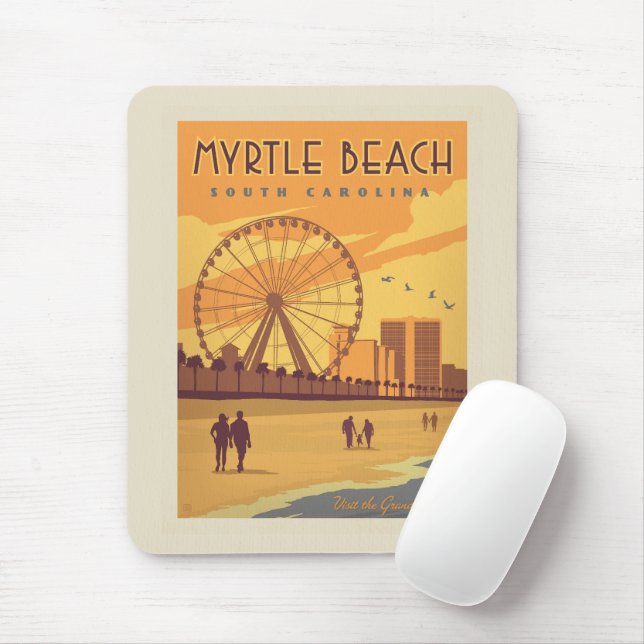 Myrtle Beach | South Carolina Mouse Pad (With Mouse)