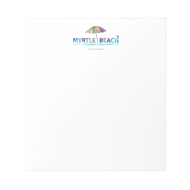 Myrtle Beach, South Carolina Notepad (Front)