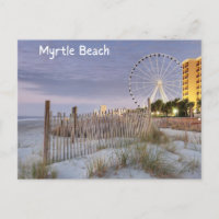 Myrtle Beach South Carolina Postcard Oceanfront
