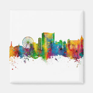 Myrtle Beach South Carolina Skyline Magnet