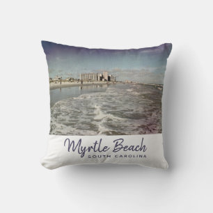 Myrtle Beach South Carolina Vintage Cushion