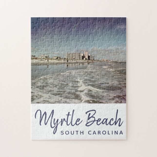 Myrtle Beach South Carolina Vintage Jigsaw Puzzle (Vertical)