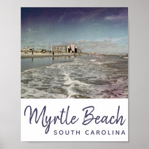 Myrtle Beach South Carolina Vintage  Poster