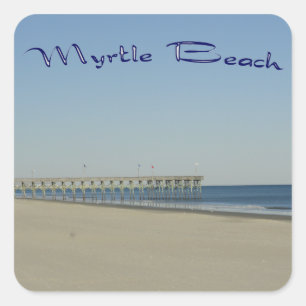 Myrtle Beach Square Sticker