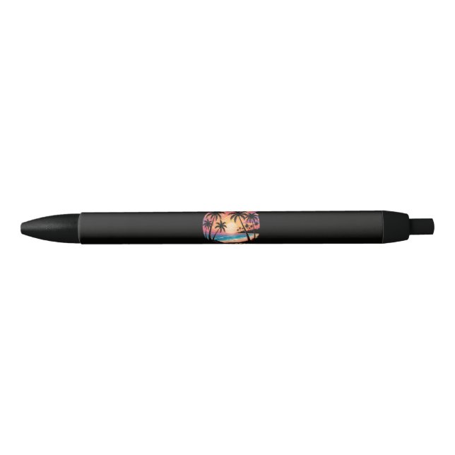 Myrtle Beach Vacation Surfer  Black Ink Pen (Front)