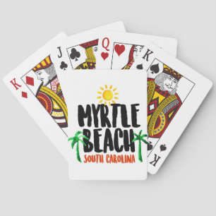 Myrtle Beach Watercolor Playing Cards