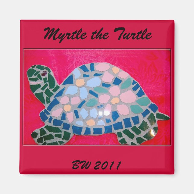 Myrtle the Turtle Magnet (Front)