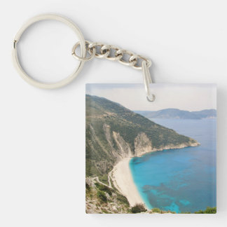 Myrtos Beach (Kefalonia) Key Ring