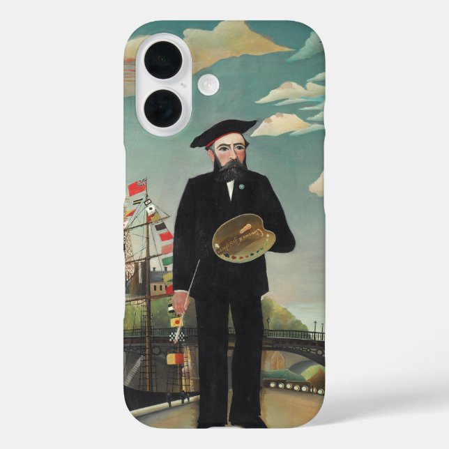 Myself Portrait Landscape 1890, Henri Rousseau Case-Mate iPhone Case (Back)