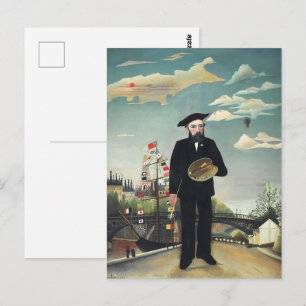 Myself: Portrait & Landscape by Henri Rousseau Postcard