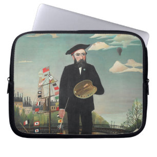 Myself: Portrait – Landscape, Henri Rousseau 1890 Laptop Sleeve