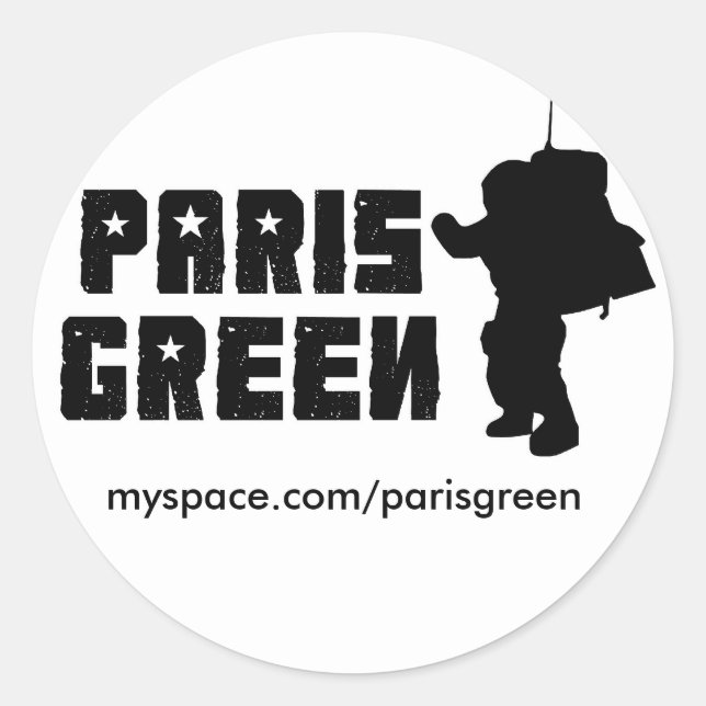 MySpace promo sticker (Front)