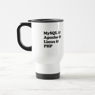 Mysql Apache Linux PHP Travel Mug