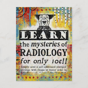 Mysteries Of Radiology - Funny Radiologist Postcard