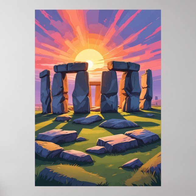 Mysteries of Stonehenge Poster (Front)