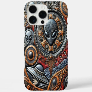 Mysterious Alien Encounters in Cosmic Realms iPhone 16 Pro Max Case