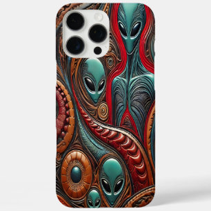 Mysterious Aliens Entwined With Cosmic Elements iPhone 16 Pro Max Case