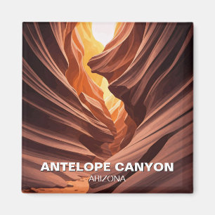 Mysterious Antelope Canyon Navajo Nation Arizona Magnet