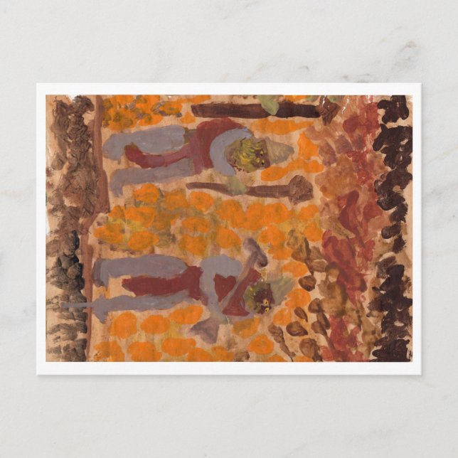 Mysterious Bearded Figures postcard (Front)