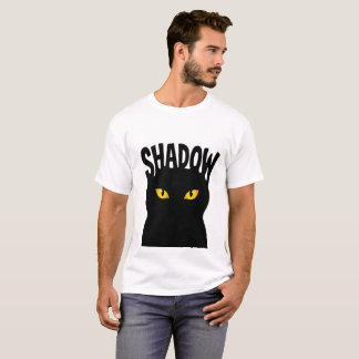 Mysterious Black Cat Eyes Design T-Shirt