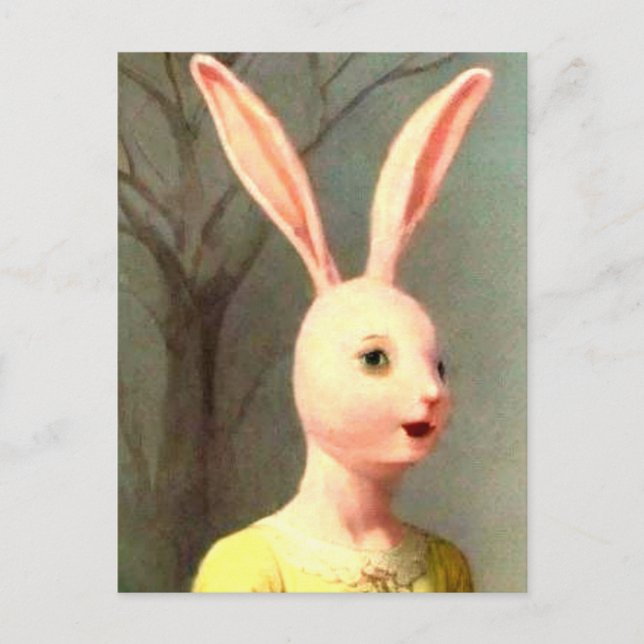 Mysterious Bunny Girl Postcard (Front)