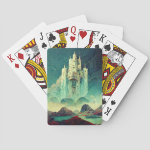Mysterious Castle Fantasy Art Playing Cards