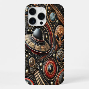 Mysterious Encounter With UFOs and Aliens in Space iPhone 16 Pro Max Case