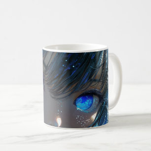 Mysterious Fantasy Girl - Ocean Art Aesthetic Coffee Mug