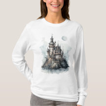 Mysterious Gothic Castle Halloween Art